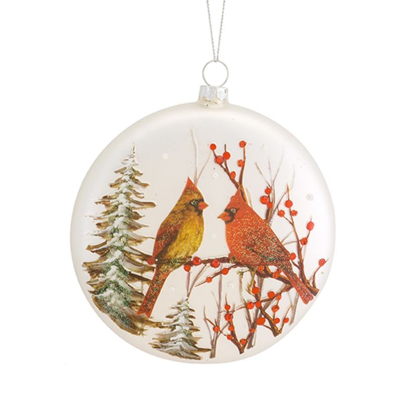 Cardinals Disc Ornament